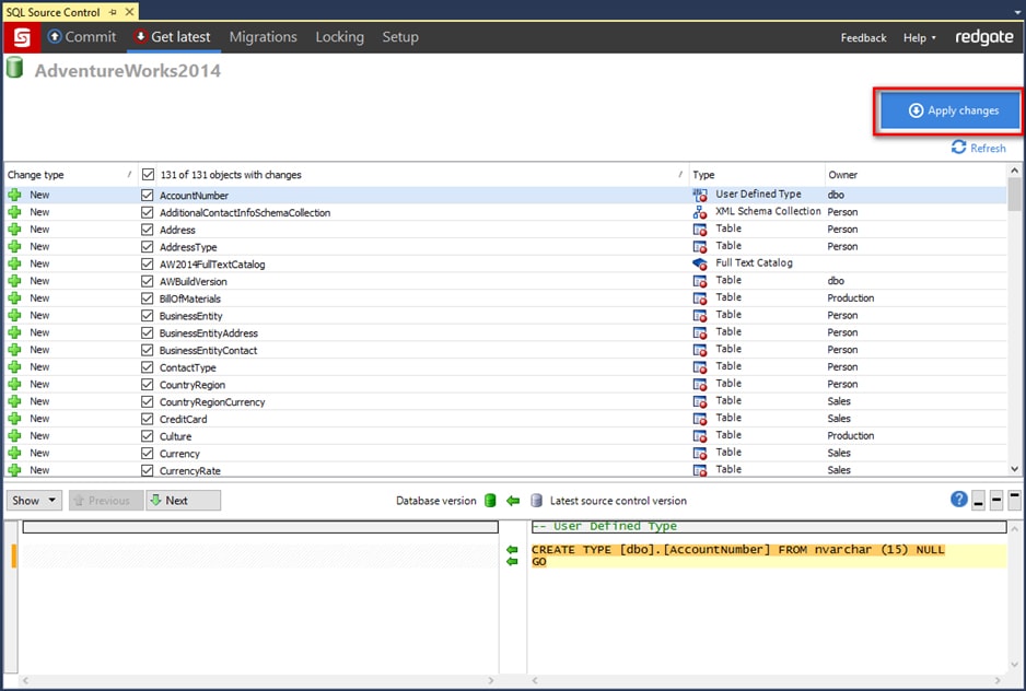Database version control 9