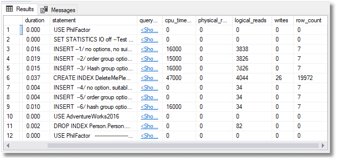 使用SQL语法提示工具SQL Prompt，测试批处理中单个SQL语句的性能