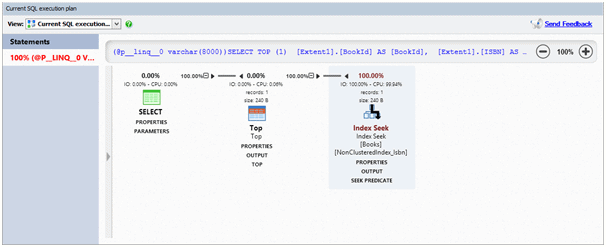 A new execution plan, which should improve .NET application performance