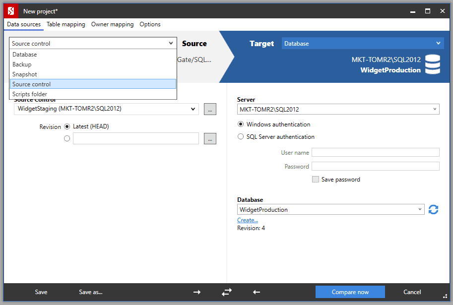 Red hat sql compare