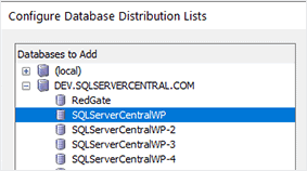 Configure distribution lists