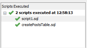 Execute scripts