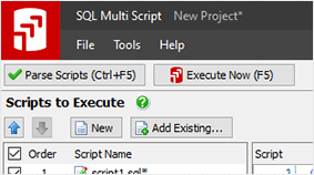 Parse scripts