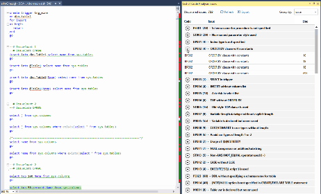 SQL Prompt screenshot
