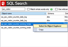 Using find-as-you-type with SQL Search in SSMS