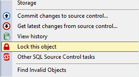 Lock objects you're working on