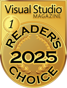 Visual Studio Magazine Readers Choice 2025 Gold Award