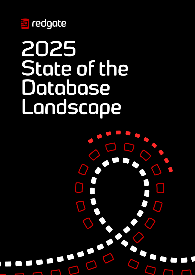 The 2025 State of Database Landscape report cover