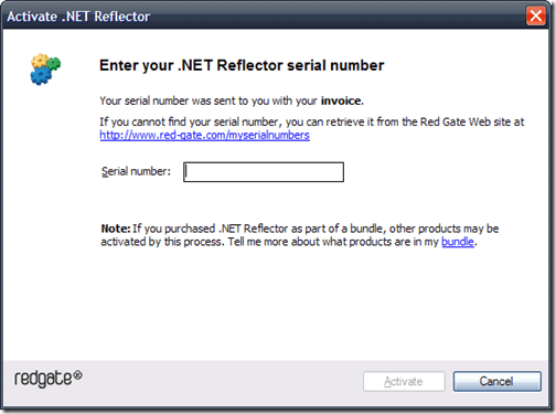 .net reflector serial number .net reflector serial number