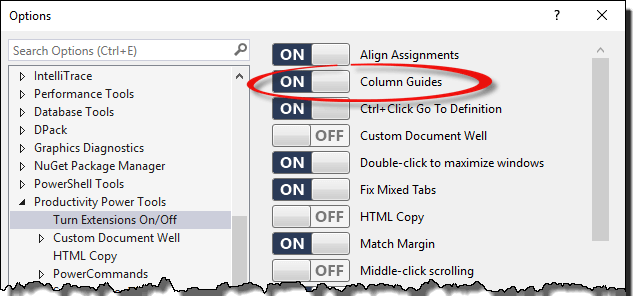 Visual studio 2017 productivity tools