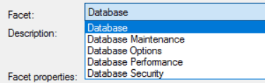database facets