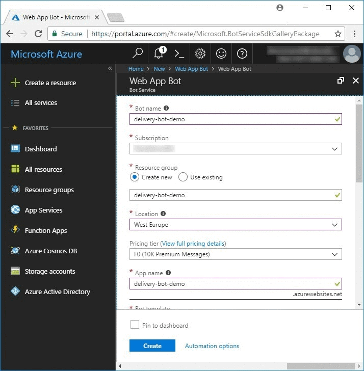 Building Intelligent Bots Using Microsoft Bot Framework 6