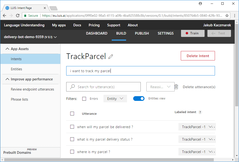 Building Intelligent Bots Using Microsoft Bot Framework 10