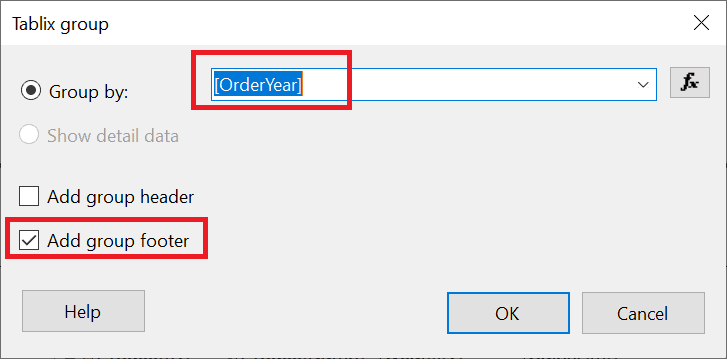 sql server reporting services grouping data