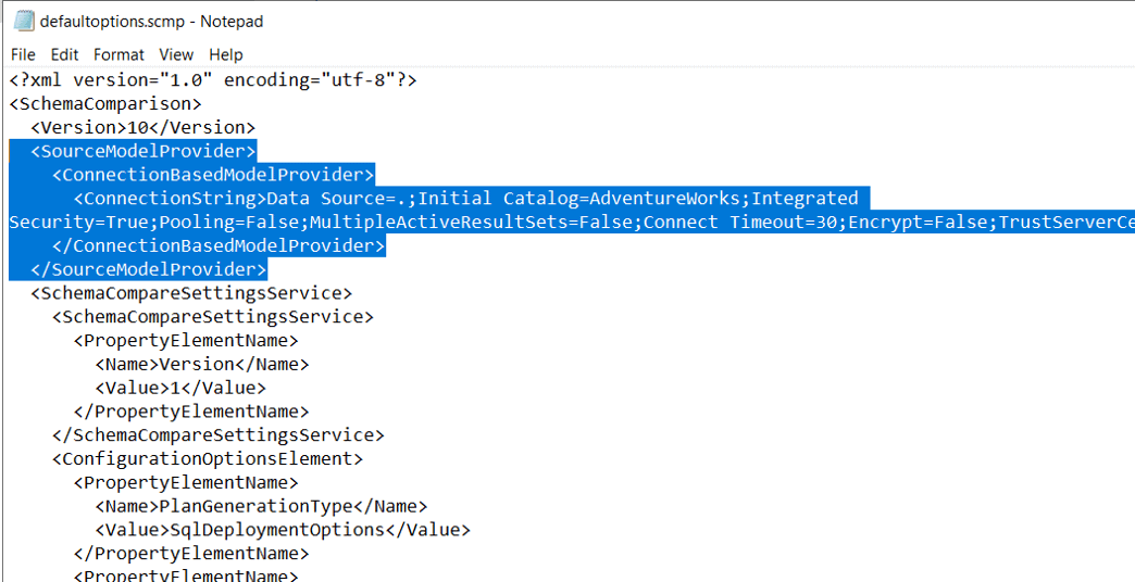 schema compare file