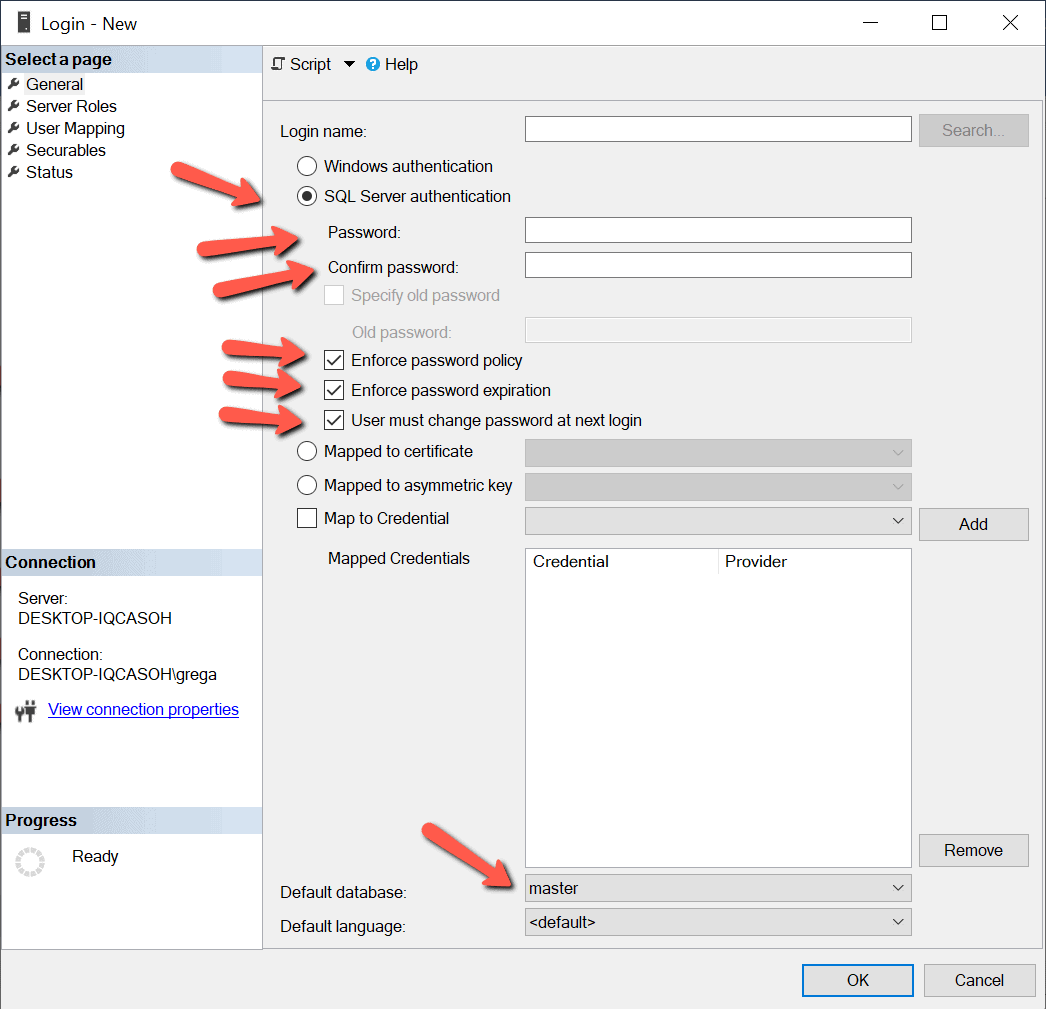 Sql Server Authentication Methods Logins And Database Users Simple Talk