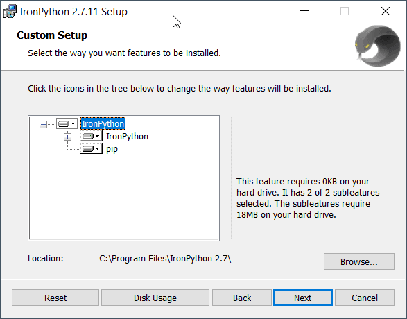 IronPython setup