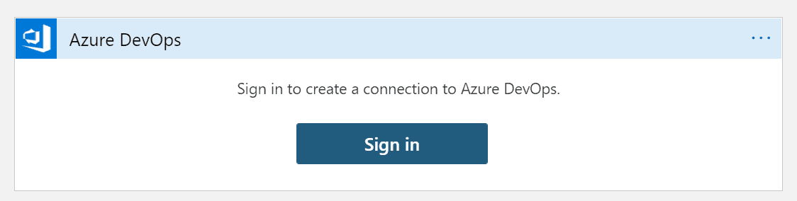 Sign into your DevOps project