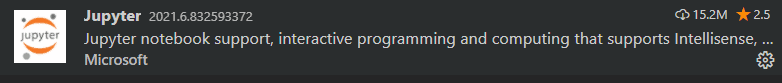 Jupyter Notebook extension for VS Code