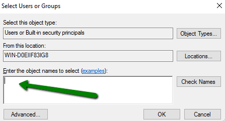 Image showing how to enable instant file initialization through policy