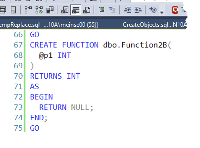 Image showing shell function