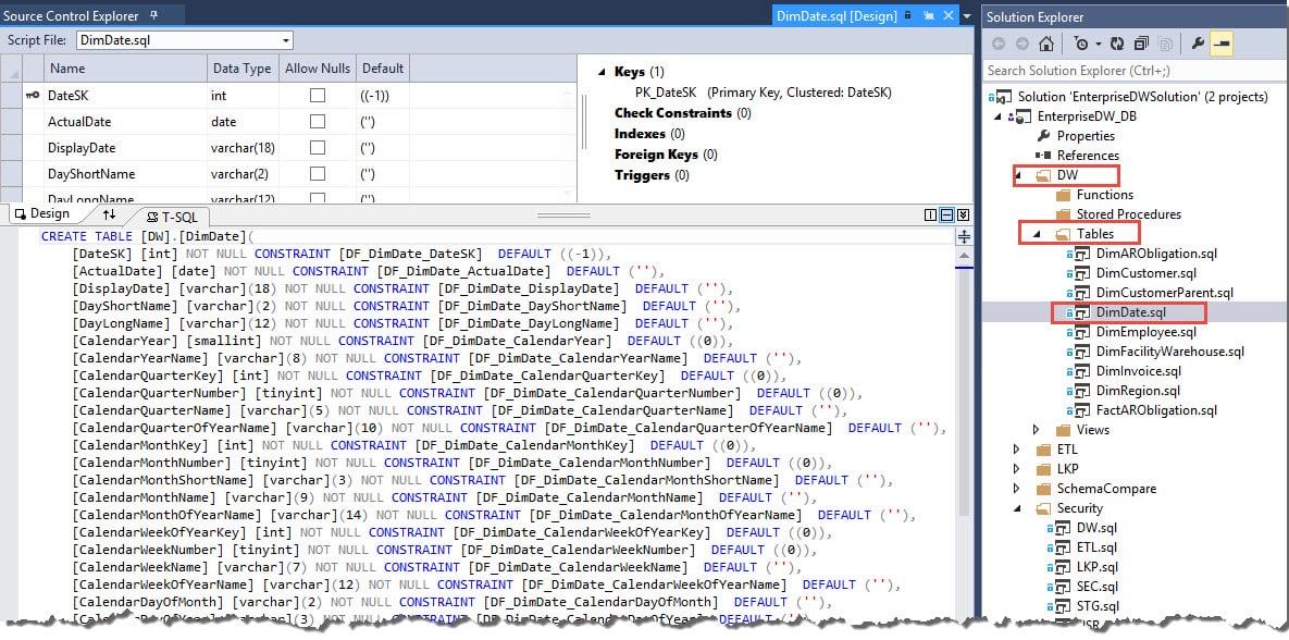 Why You Should Use a SSDT Database Project For Your Data Warehouse — SQL  Chick