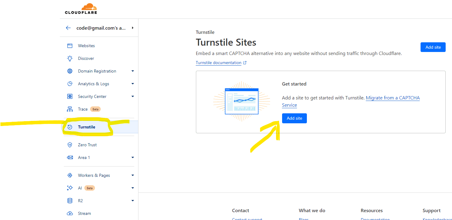 turnstile-addsite