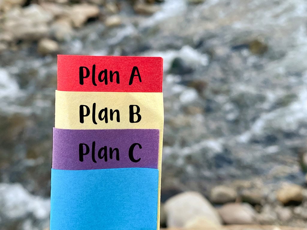 Plan A, Plan B, Plan C