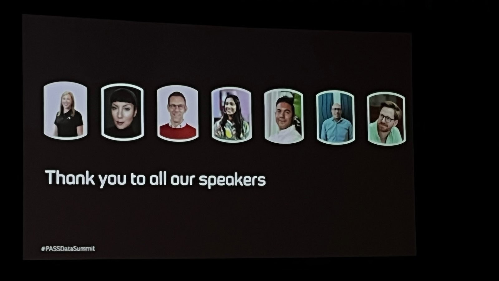 A group of people in a row

Description automatically generated