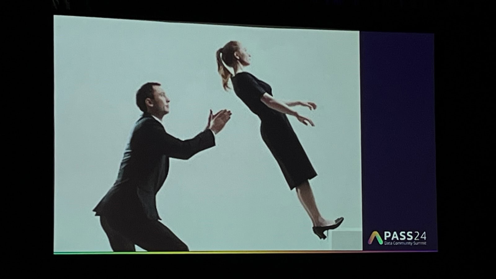 A person and person in black dress

Description automatically generated