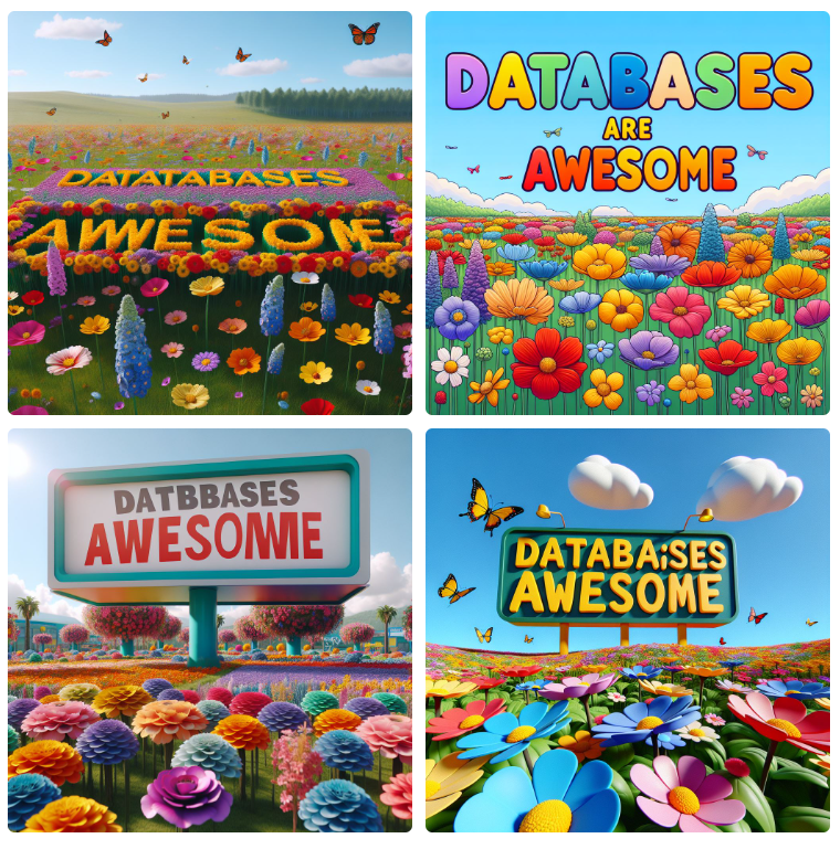 A collage of images of flowers and butterflies

Description automatically generated