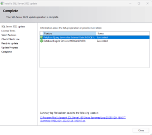 SQL Server 2022 CU Updates and Error Code 0x851A0043 - Simple Talk