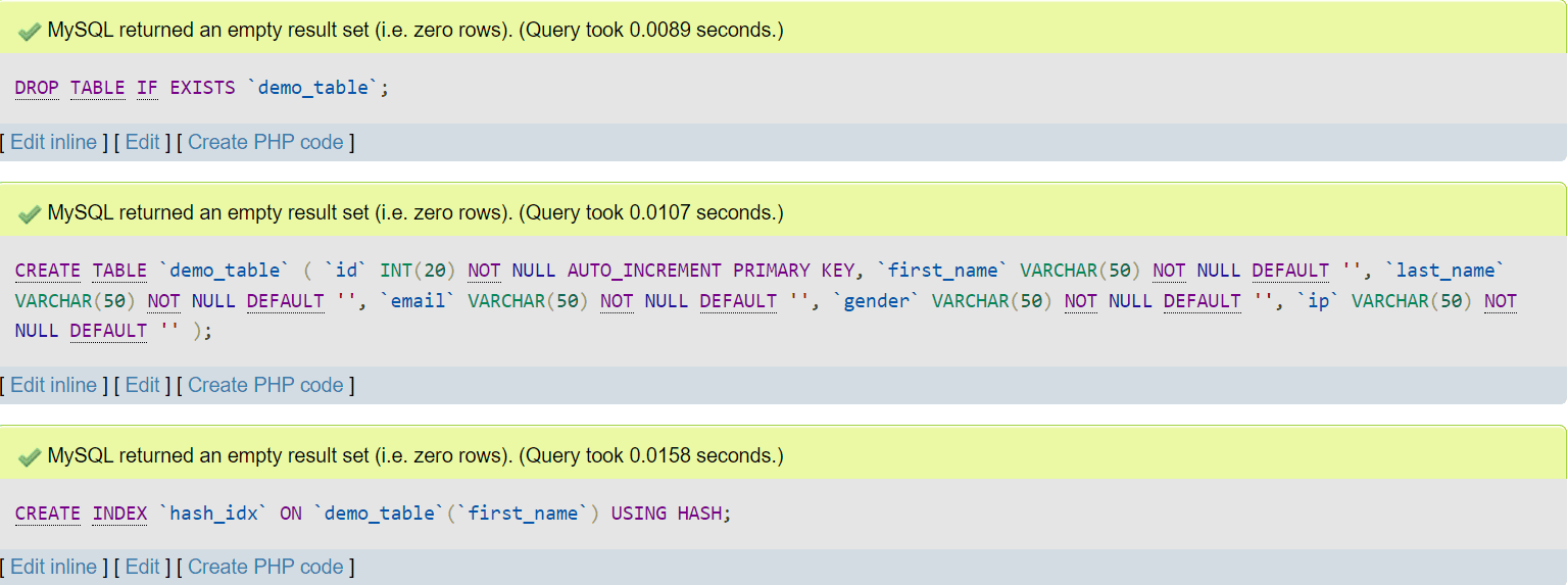 D:\Misc\Redgate\Blogs\August 2024\Hash Indexes\Images\Hash Indexes in MariaDB - Creating a Table.png