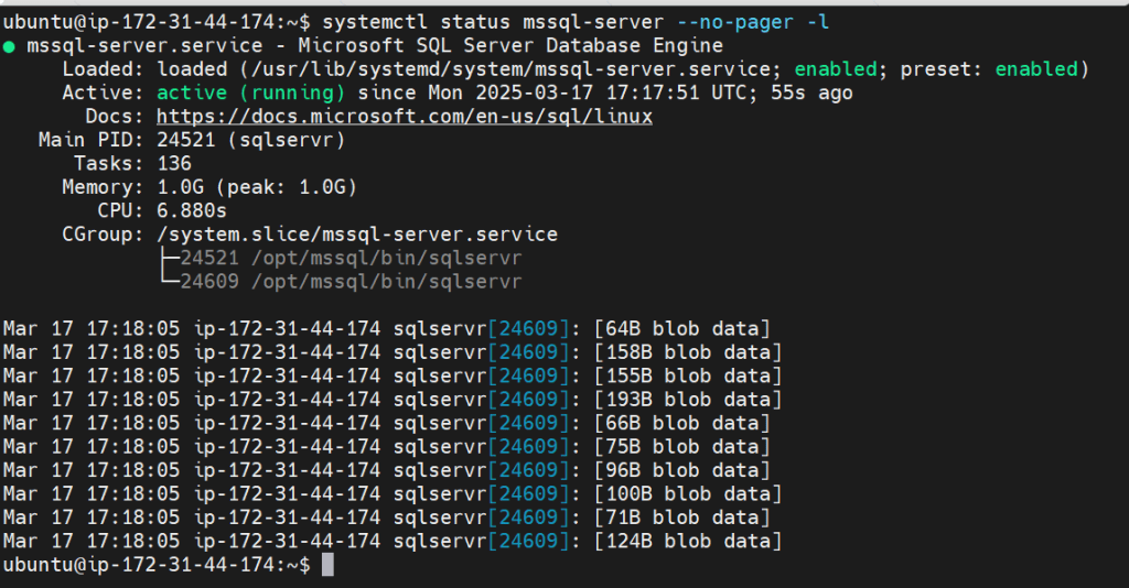 SQL Server 2022 on Ubuntu 24.04 step by step - Simple Talk