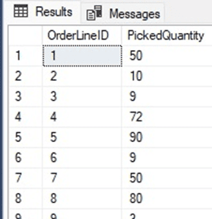 The integer column called 'PickedQuantity'.