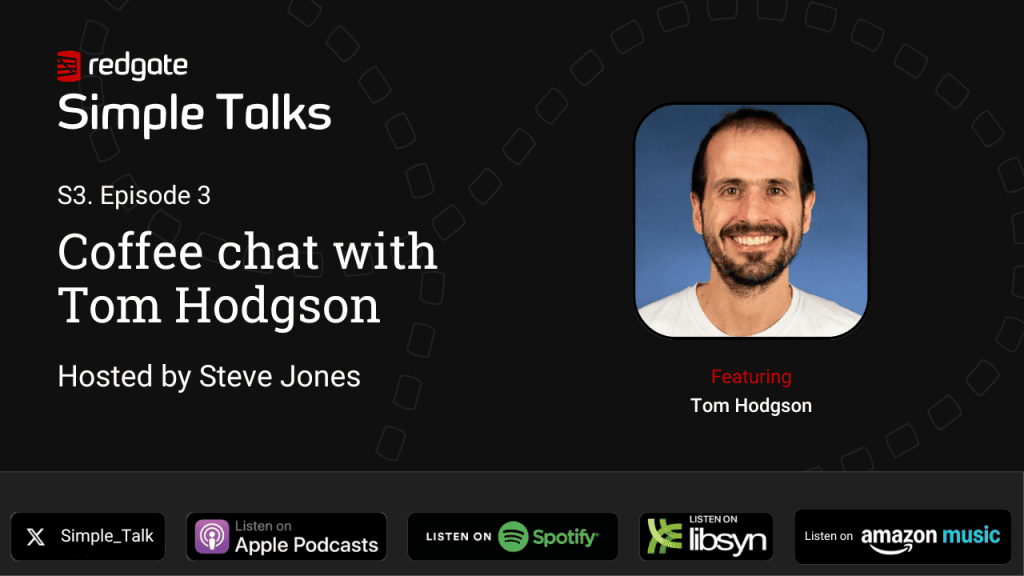 Coffee chat with Tom Hodgson
