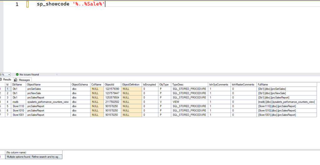 An image showing how you can search for objects in other databases.