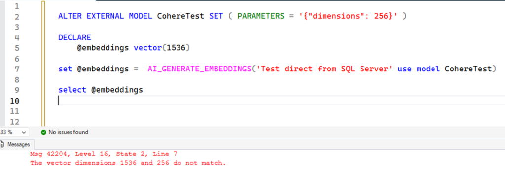 An image showing the error message displayed.