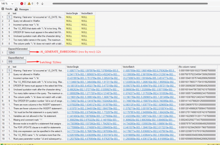 SQL Server 2025 CREATE EXTERNAL MODEL and AI_GENERATE_EMBEDDINGS