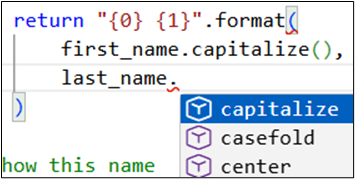 last_name holds a string