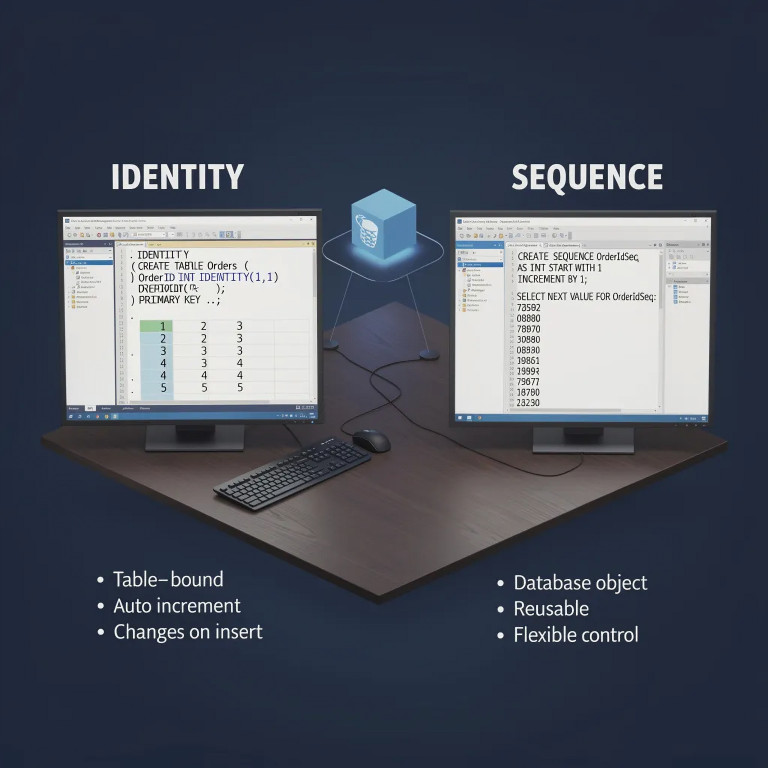 IDENTITY vs SEQUENCE in SQL Server - which should you use? | Simple Talk
