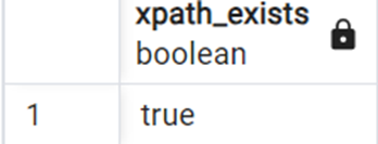 The xpath_exists function