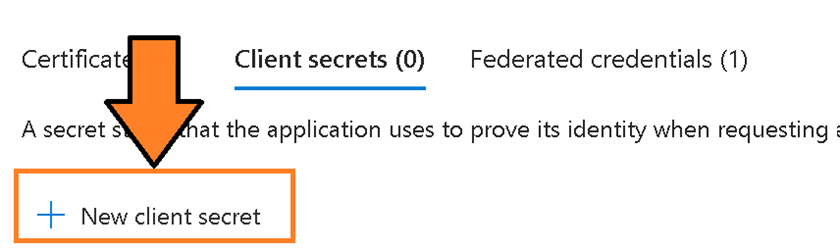 An image showing the newly-created workspace identity with the Name field temporarily blank.