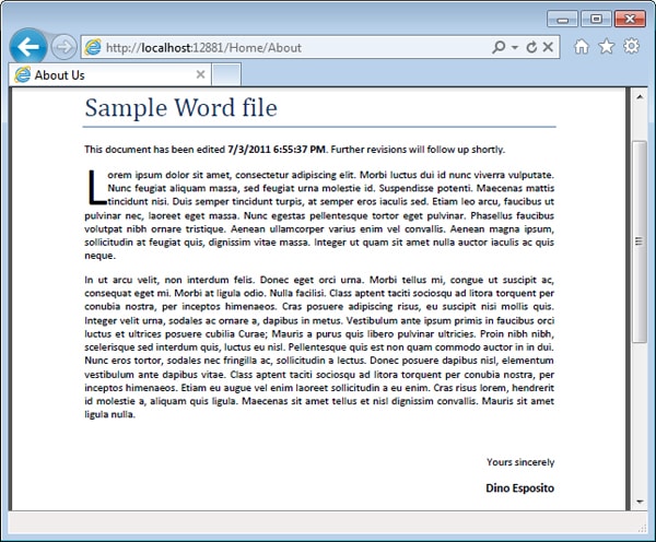 Sample Word File