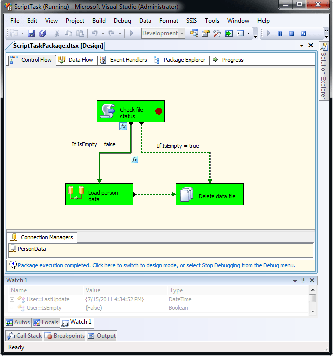 download sample ssis package