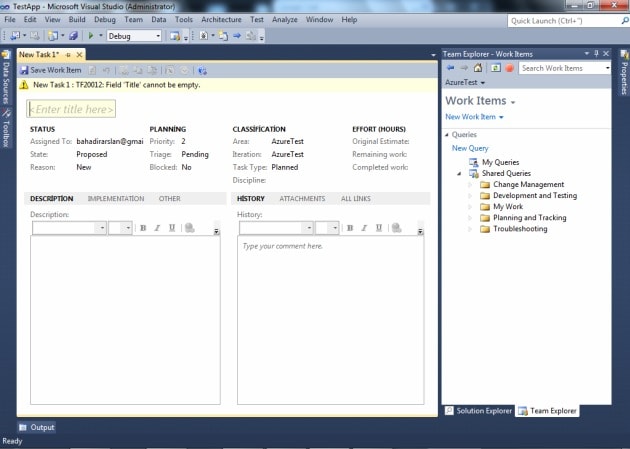 Team Foundation Server on Azure: First impressions - Simple Talk