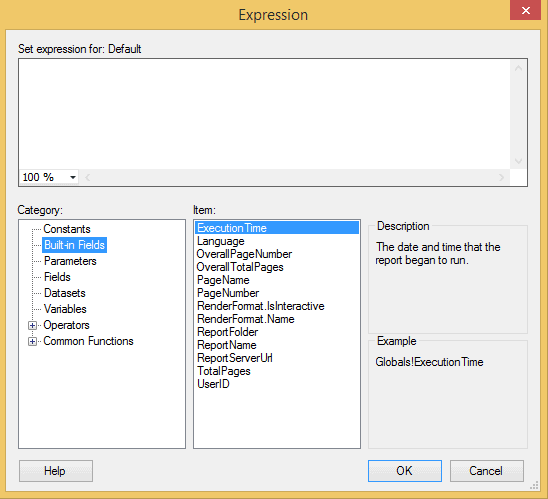 Ssrs Chart Data Label Expression