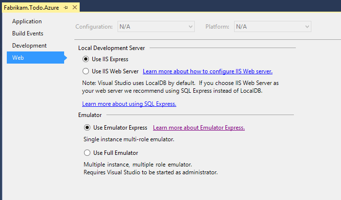 visual studio debug azure storage emulator visual studio debug azure storage emulator
