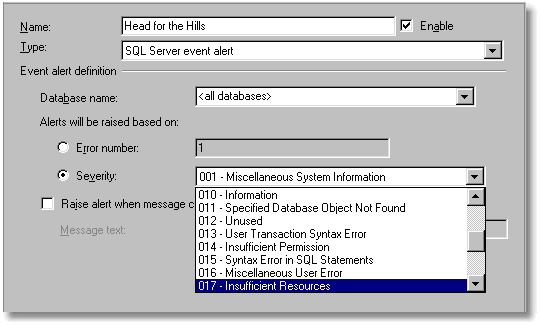 matras Supermarkt Authenticatie SQL Server Alerts: Soup to Nuts - Simple Talk