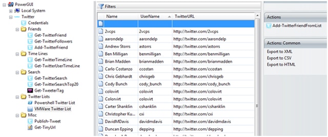 using twitter and powershell to find technical information and join